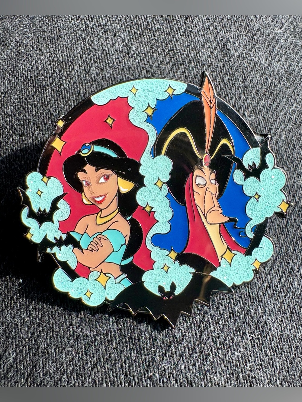 Disney Loungefly Princess & Villain Duo Pin Halloween Jasmine Jafar Mystery Box